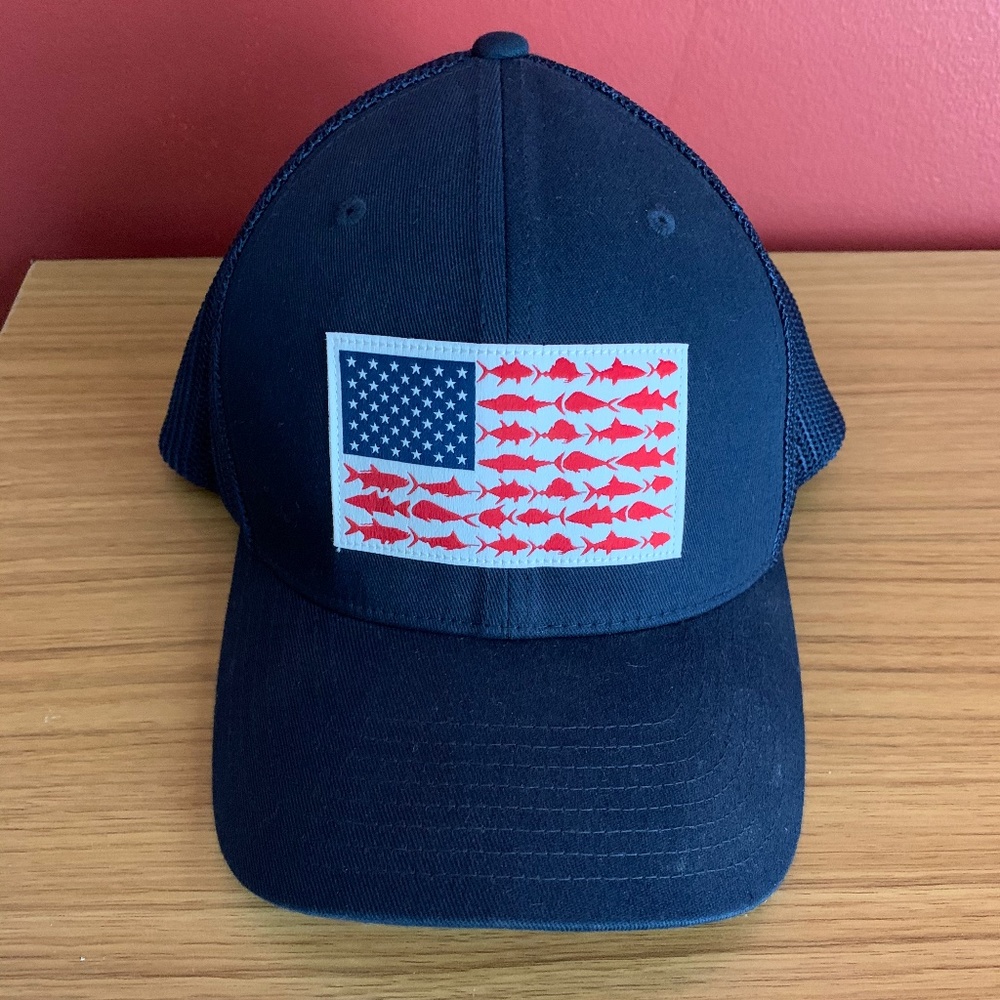 PFG Mesh Fish Flag Ball Cap
